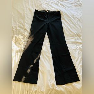 Banana Republic Sloan Fit Wide Leg Black Pant